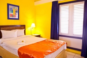 Duikvakantie Curacao academy hotel vakantieduiker slaapkamer